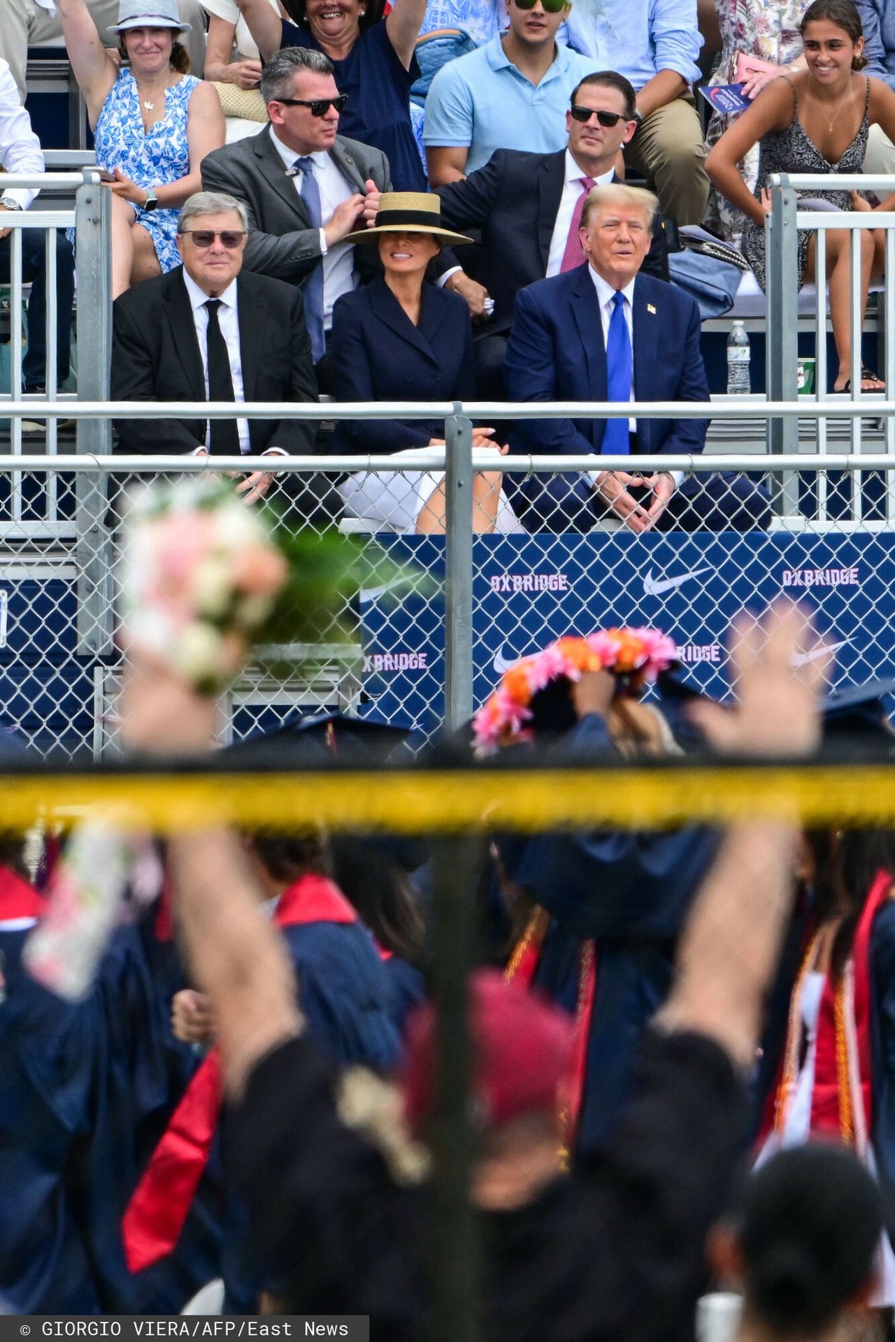 Donald and Melania Trump's son graduated from high school.