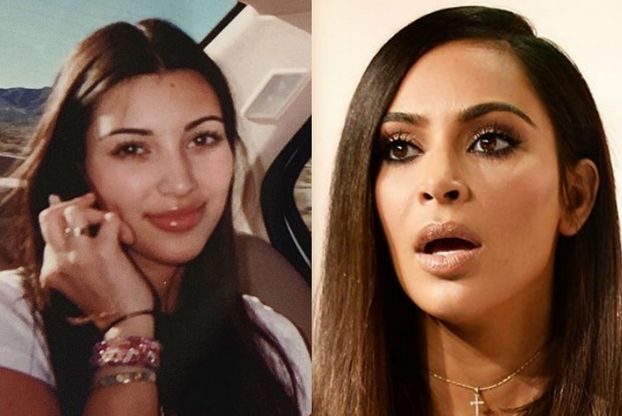 Naturalna Kim Kardashian na zdjęciu sprzed 20 lat! Bardzo się zmieniła? (FOTO)