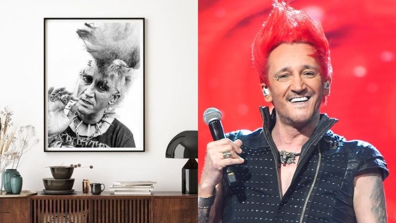 Michał Wiśniewski chwali się portretami autorstwa Poli