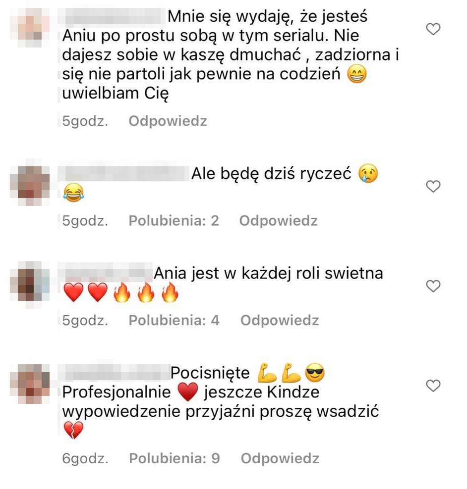 Komentarze fanów "M jak Miłość"