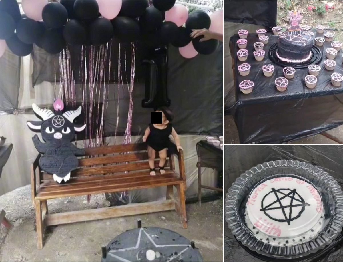  Roczek Lilith, Matka oskarżona o zorganizowanie satanistycznych urodzin dziecku