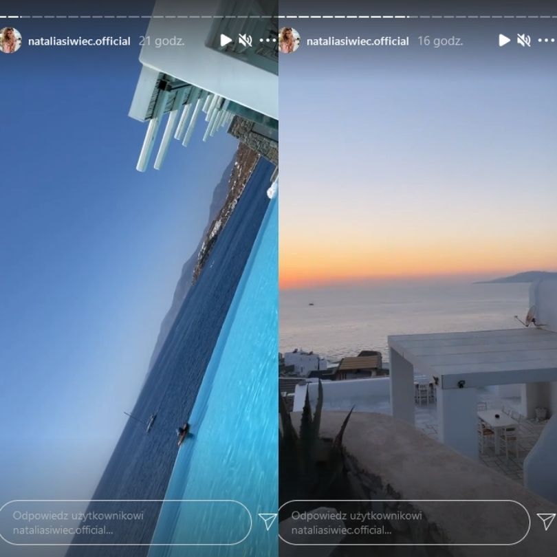 Natalia Siwiec relaksuje się na Mykonos