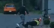 Szokujące nagranie. Policja zatrzymała agresora