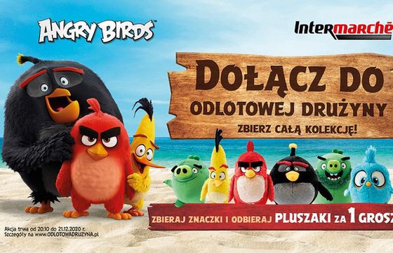 Maskotki Angry Birds do zdobycia w akcji Intermarché