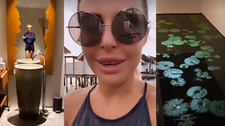 Blanka Lipińska na Malediwach