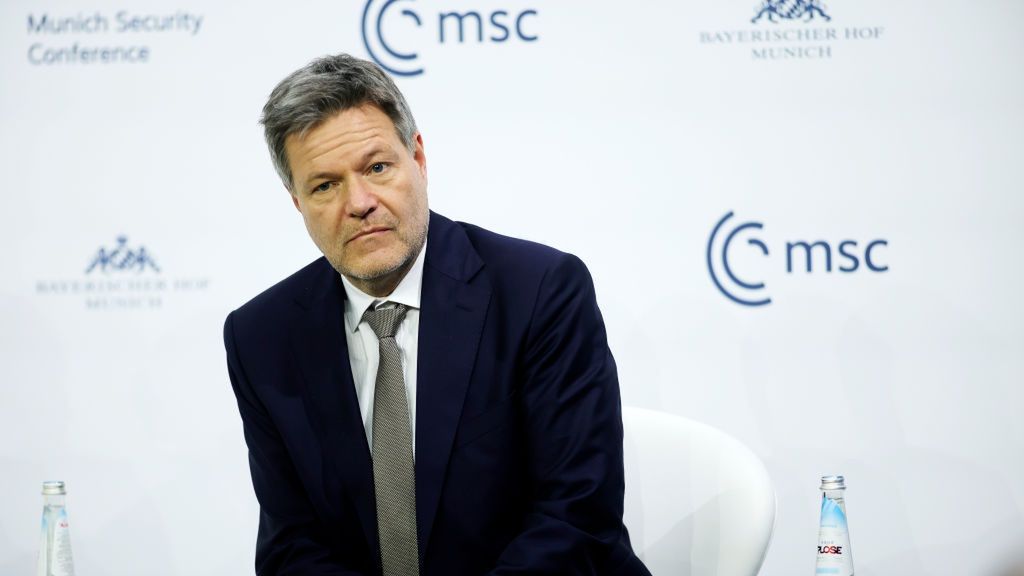 61st Munich Security Conference
MUNICH, GERMANY - FEBRUARY 15: Robert Habeck, German Vice chancellor speaks during a panel discussion at the 61st Munich Security Conference on February 15, 2025 in Munich, Germany. International defence and security leaders from around the world are gathering for the February 14-16 conference. (Photo by Johannes Simon/Getty Images)
Johannes Simon