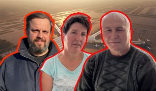 Po ich sąsiadach zostały tabliczki. 20 osób nadal mieszka na pasie startowym CPK