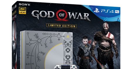PlayStation 4 Pro w barwach God of War