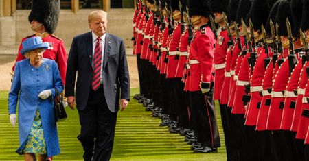 Donald Trump został zaproszony do Wielkiej Brytanii przez królową Elżbietę
