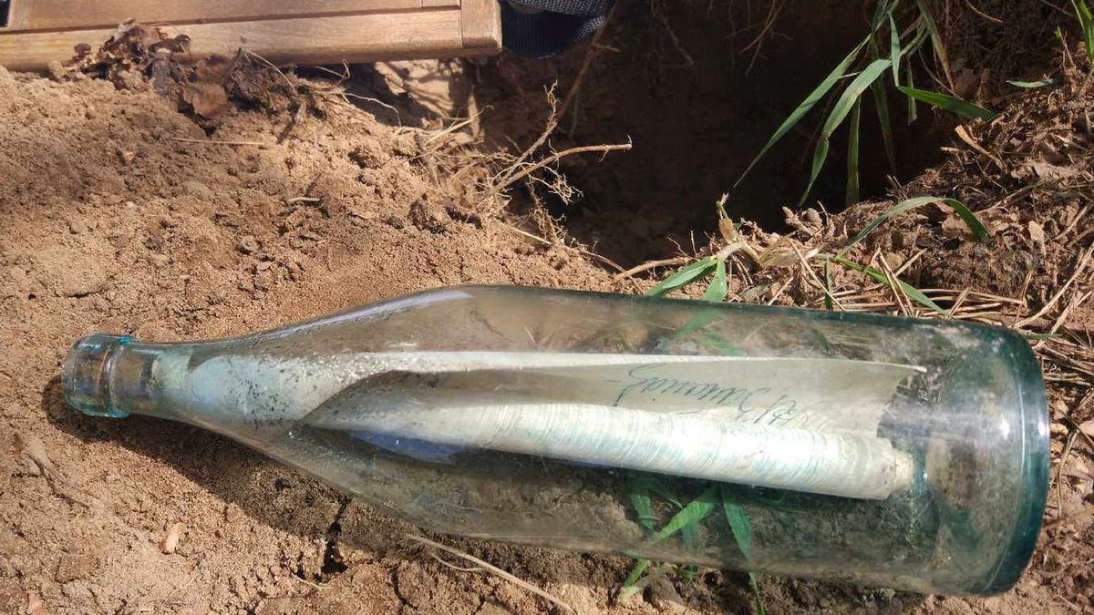  Odnaleziona butelka z listem