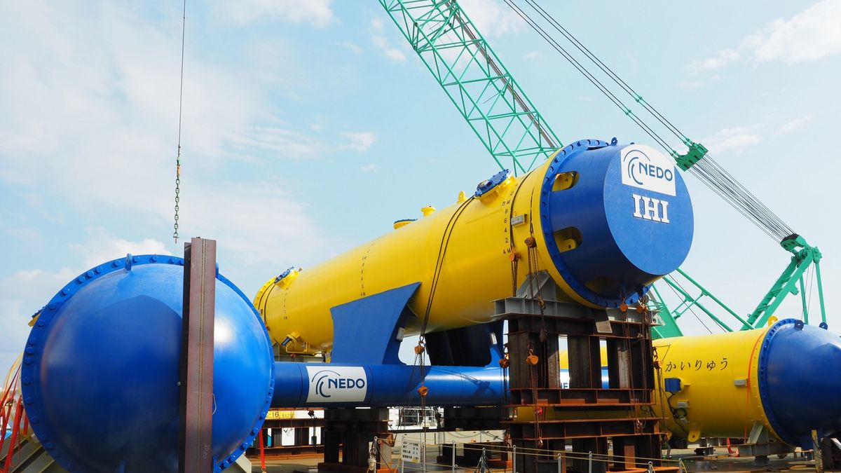 Japonia przetestuje ogromną 330-tonową turbinę podwodną
