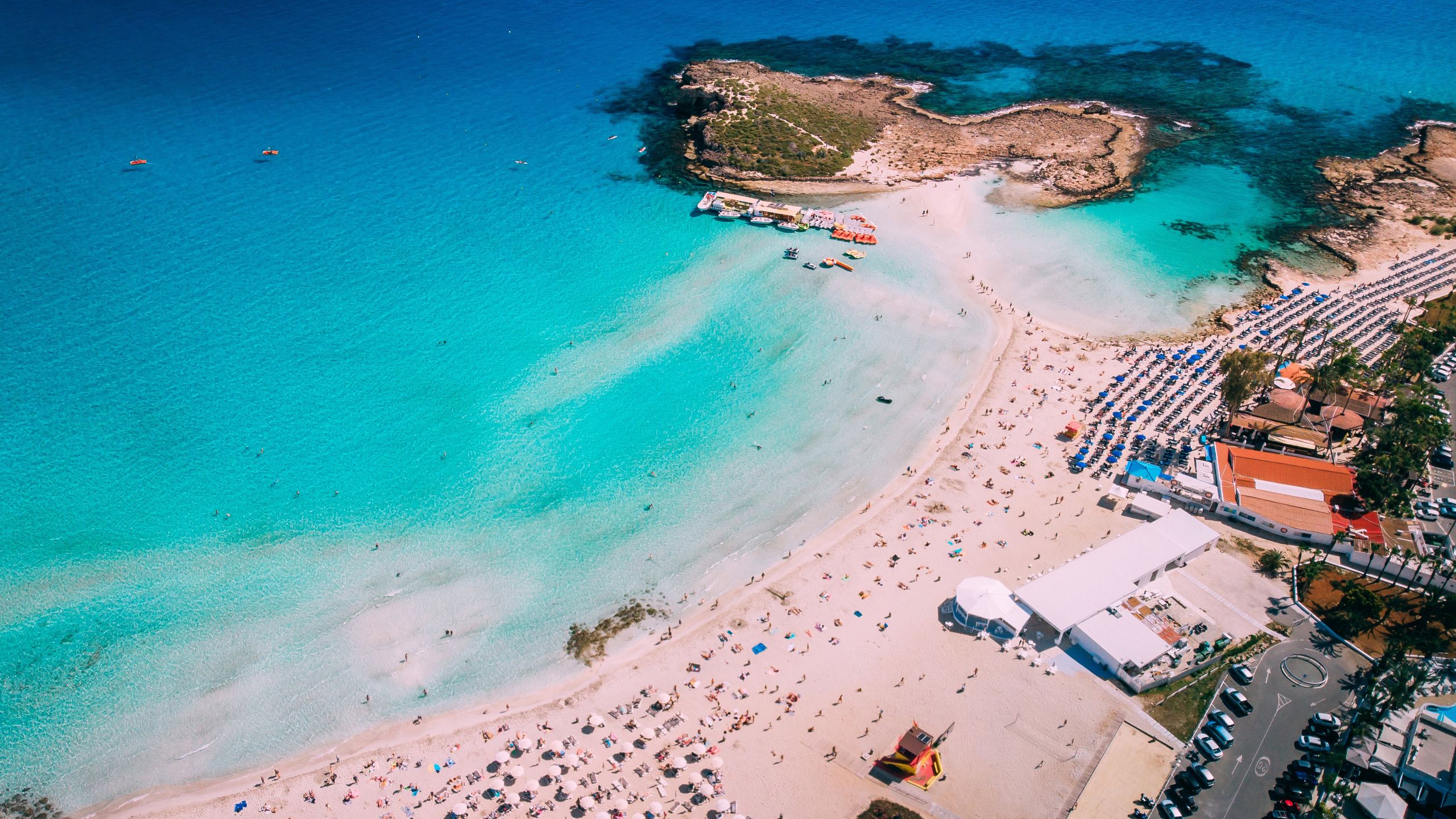 Plaże na Cyprze są przepiękne
