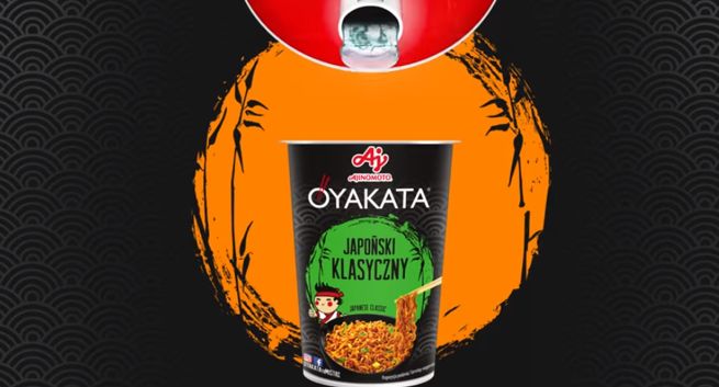 Dania i zupy instant Oyakata promowane w telewizji
