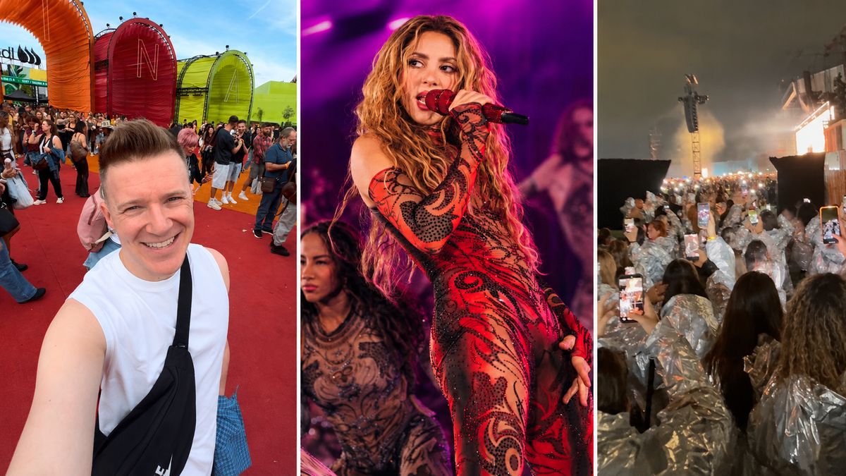 Shakira na koncercie w Madrycie