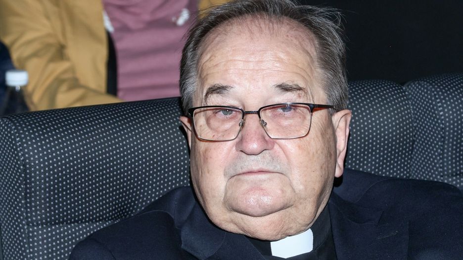 Uroczysty pokaz filmu N?dzarz i madameFot. Pawel Wodzynski/East News, Warszawa, 07.11.2021. Uroczysty pokaz premierowy filmu WItolda Ludwiga "Nedzarz i madame".
N/z: o. Tadeusz RydzykPawel Wodzynski