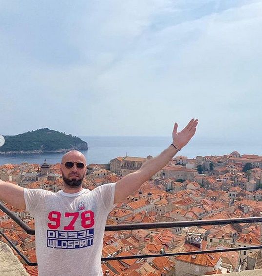 Marcin Gortat na wakacjach