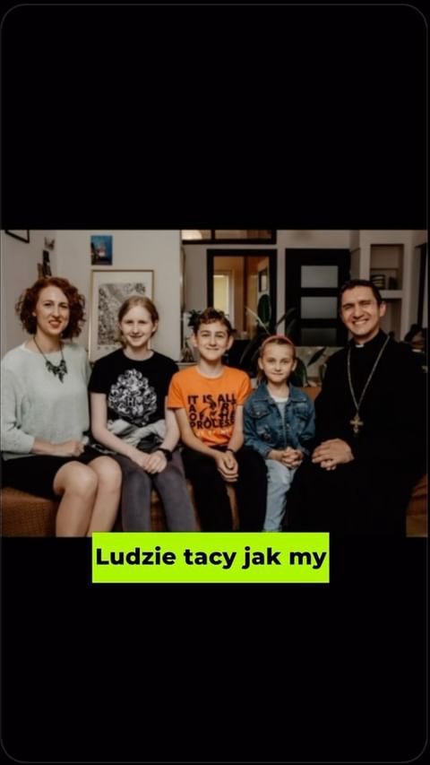 Ks. Paweł Potoczny z rodziną