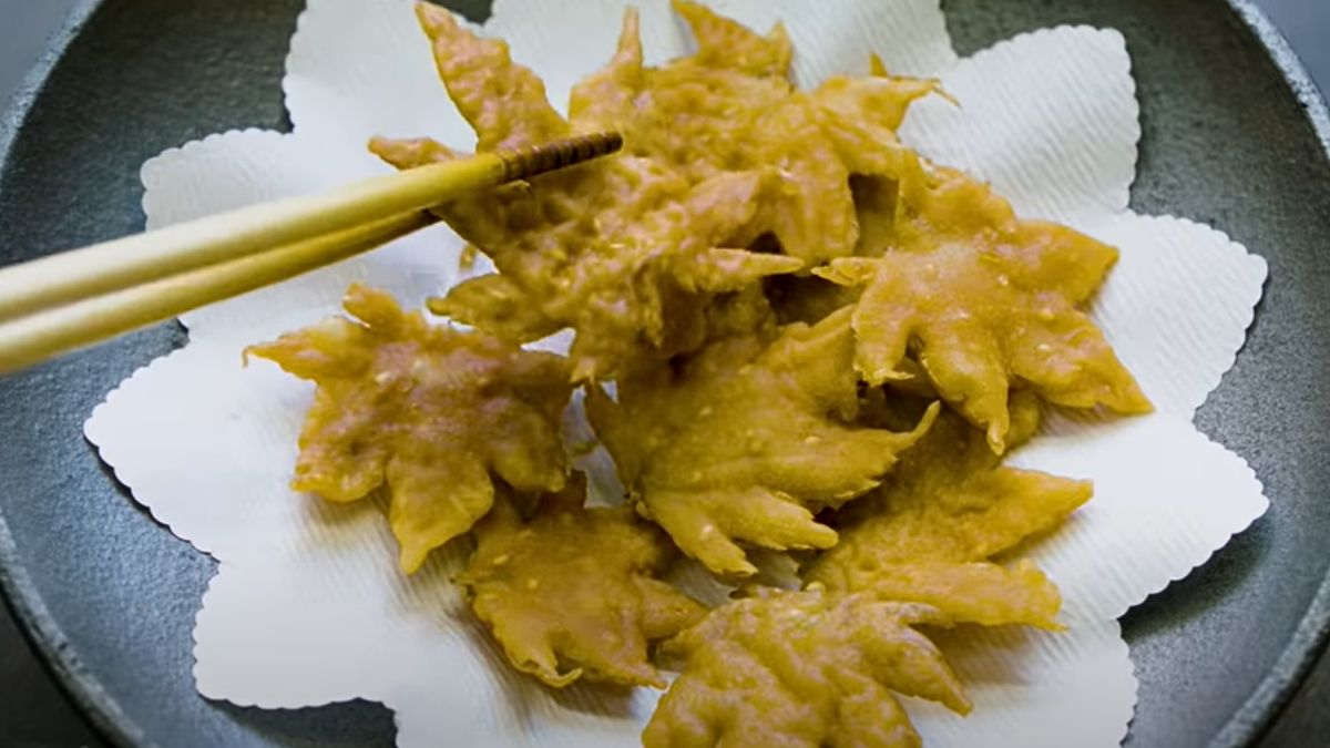 Liście klonu w tempurze