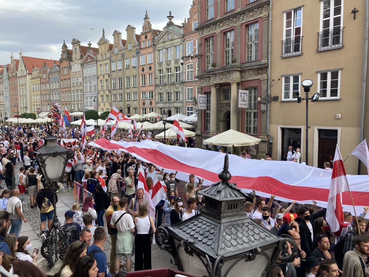Marsz Solidarni z Białorusią, Gdańsk 