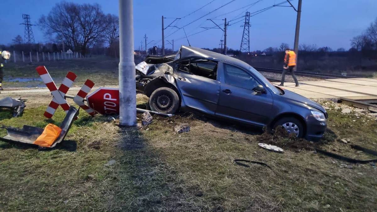 Skoda, wypadek na torach