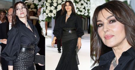 Elegancka Monica Bellucci na balu w Monako (ZDJĘCIA)