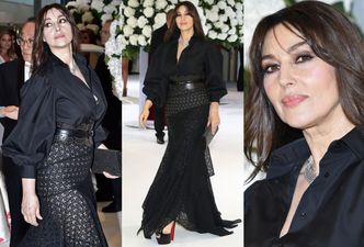 Elegancka Monica Bellucci na balu w Monako (ZDJĘCIA)