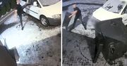 Niszczył auta na parkingu. Wszystko nagrały kamery