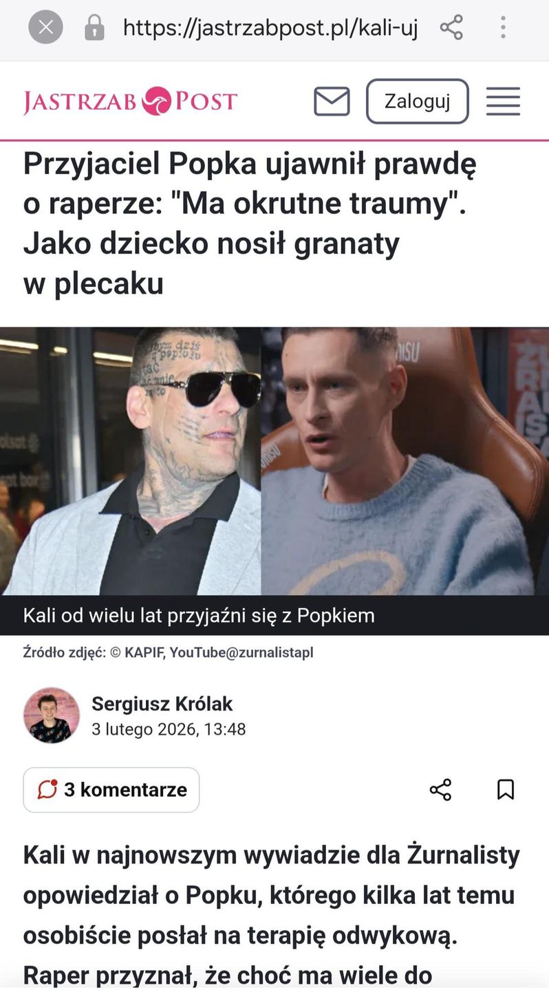 Screen Jastrząb Post