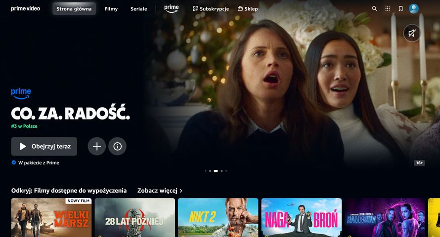 Zamieszanie wokół cen za Prime Video. Przez chwilę wyższe opłaty