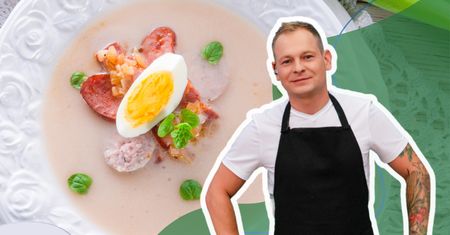 Gotowanie białej kiełbasy i żurek w chlebie to pomyłka? Piotr Ogiński radzi, jakich błędów unikać