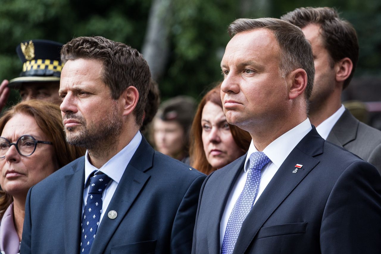 Rafał Trzaskowski i Andrzej Duda liderują w rankingu zaufania wobec polityków.