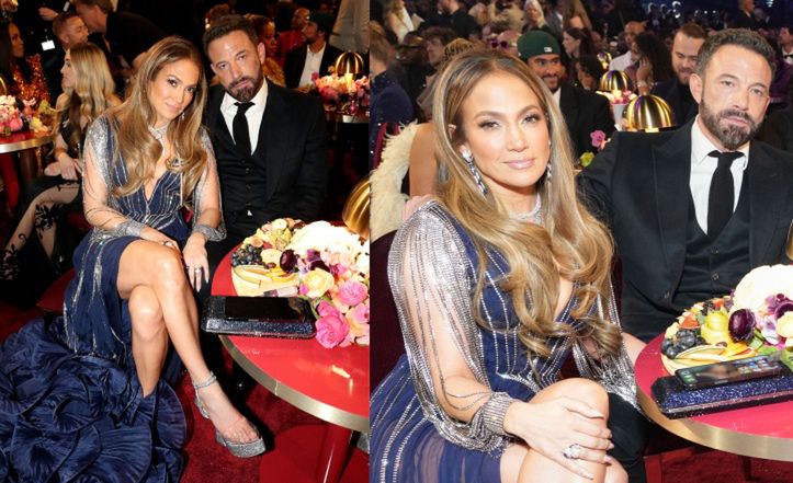 Jennifer Lopez i Ben Affleck bawią się (?) na gali Grammy. ZNUDZONA mina aktora stała się inspiracją dla wielu memów (ZDJĘCIA)