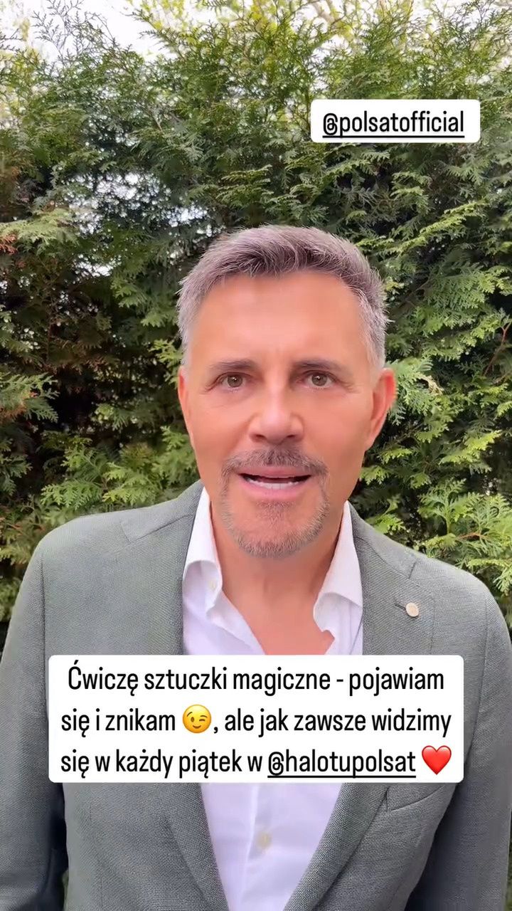 Krzysztof Ibisz prostuje plotki o rezygnacji z "Halo tu Polsat"