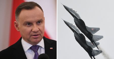 Myśliwce z Polski dla Ukrainy. Duda zapowiada, ale stawia warunek