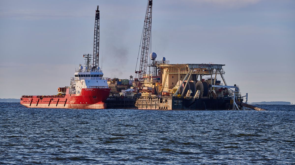 Lubmin, MV, Germany - September 14 2023: pipeline installation vessel Castoro 10 off the coast of Lubmin laying a new gas pipeline between Mukran and Lubmin for LNG to replace Nordstream, Germany,
Lubmin, MV, Germany - September 14 2023: pipeline installation vessel Castoro 10 off the coast of Lubmin laying a new gas pipeline between Mukran and Lubmin for LNG to replace Nordstream, Germany,
Stefan Dinse
10, baltic, beach, Bodden, Castoro, connection, construction site, crane, crisis, drilling, energy, energy prices, energy supply, engineering, environment, environmental protection, equipment, gas, gasoline, Germany, Greifswald, heating, industrial, line, liquid, lng, Lubmin, maritime, Mukran, natural gas, Nordstream, offshore, petroleum, pipe, pipeline, piping, port, project, russia, sanctions, Sassnitz, sea, ship, site, technology, terminal, tube, vessel, water, work, 10, baltic, beach, bodden, castoro, connection, construction site, crane, crisis, drilling, energy, energy prices, energy supply, engineering, environment, environmental protection, equipment, gas, gasoline, germany, greifswald, heating, industrial, line, liquid, lng, lubmin, maritime, mukran, natural gas, nordstream, offshore, petroleum, pipe, pipeline, piping, port, project, russia, sanctions, sassnitz, sea, ship, site, technology, terminal, tube, vessel, water