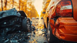 Krzywa: Poważny wypadek na A4. Zderzyły się dwa samochody osobowe