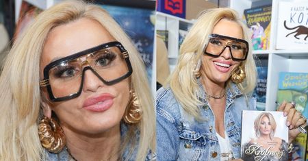 "Pisarka" Dagmara Kaźmierska stroi miny na Targach Książki w Krakowie (ZDJĘCIA)