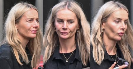 Naturalna Agnieszka Woźniak-Starak prezentuje bogaty wachlarz min podczas niespodziewanego spotkania z paparazzi (ZDJĘCIA)