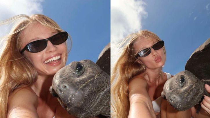 Sylwia Gaczorek w ogniu krytyki za selfie z żółwiem