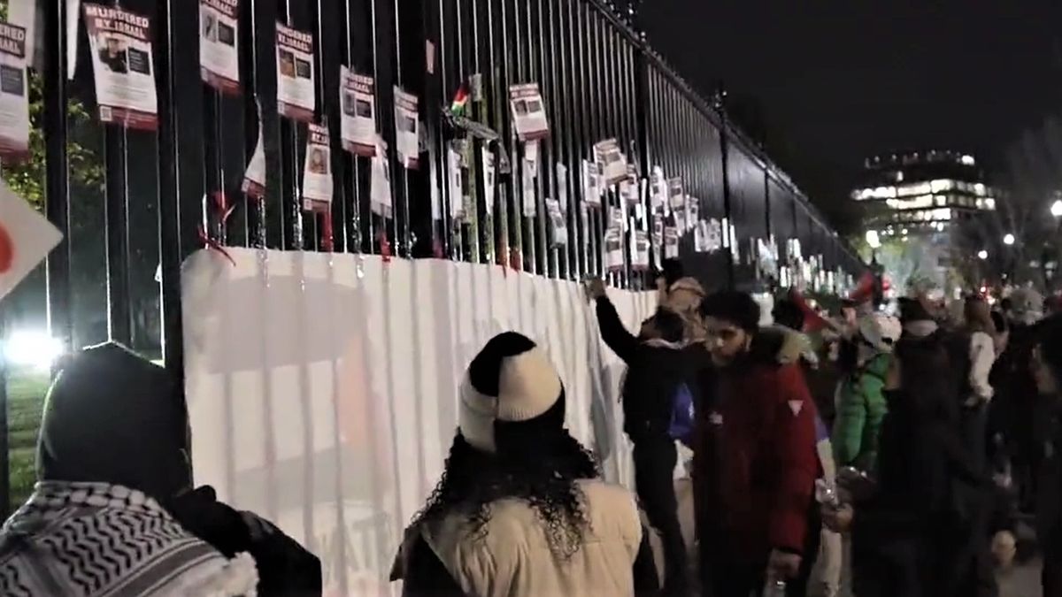 Antyizraelskie protesty pod Białym Domem