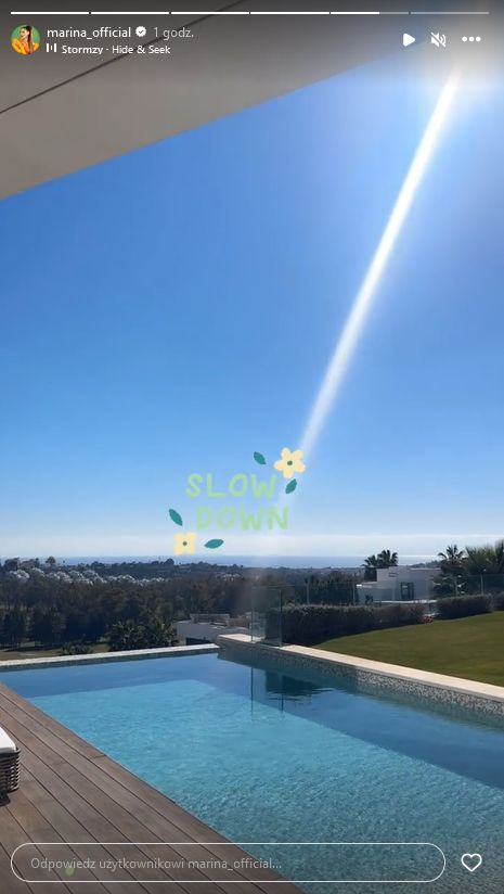 Marina Łuczenko chwali się hiszpańską willą