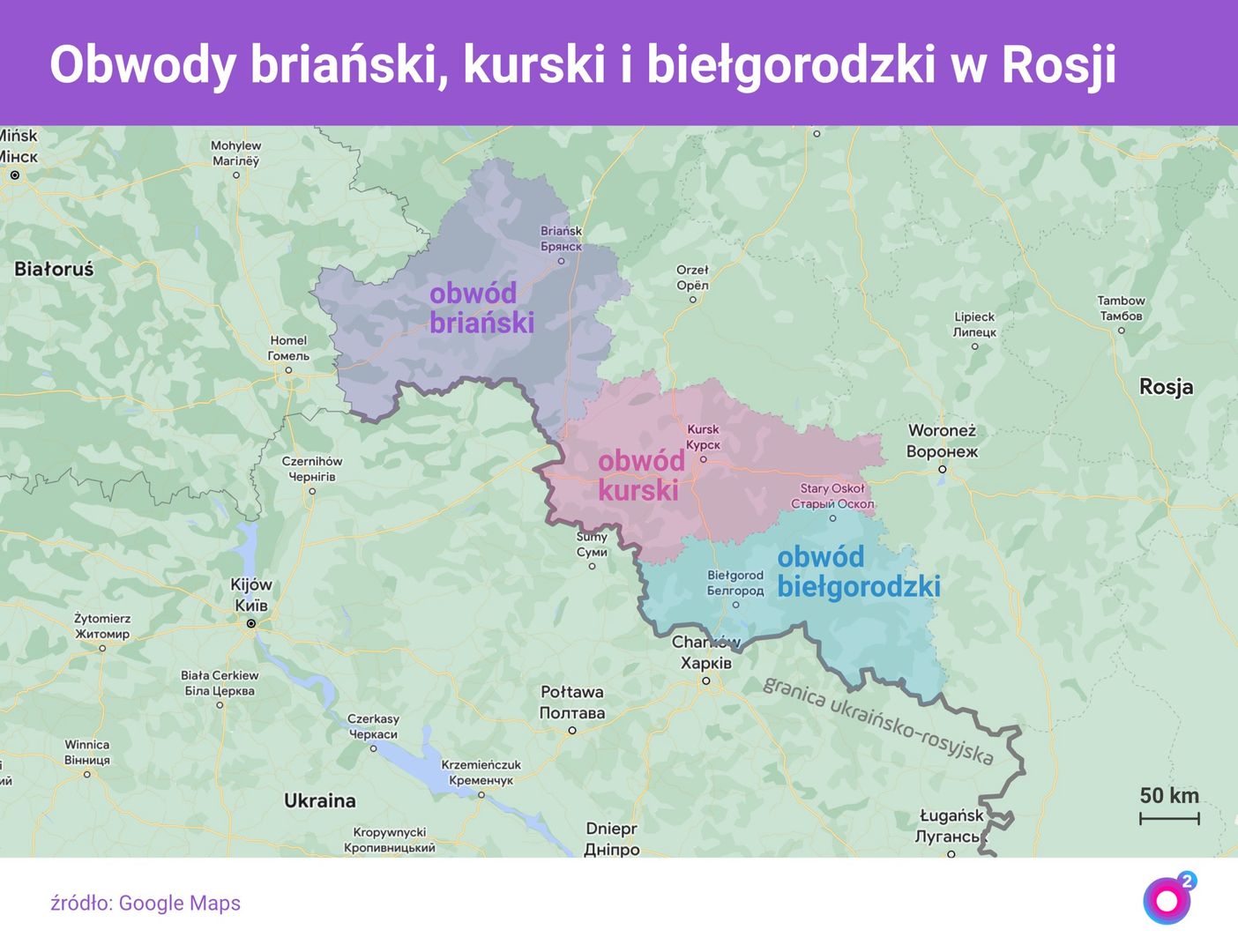 Graniczące z Ukrainą obwody Rosji. Władimir Putin chce tam odtwarzać zniszczoną infrastrukturę mieszkalną