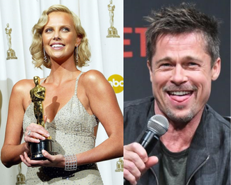 Charlize Theron i Brad Pitt rzeczywiście SĄ PARĄ? "Przytulali się cały wieczór, wyglądali na szczęśliwych"