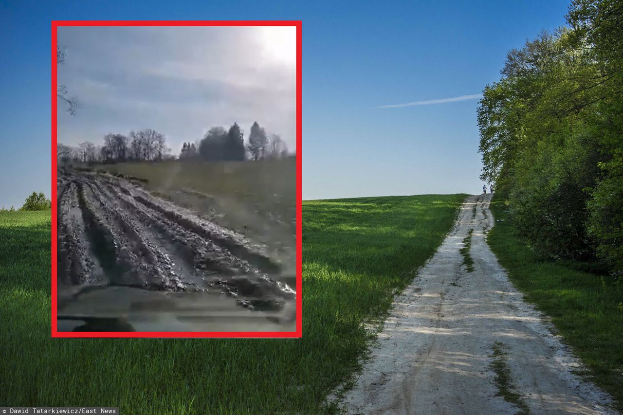 Z powodu fatalnej drogi do wsi Ząbrowiec nie dojechała karetka. Małżeństwo zmarło