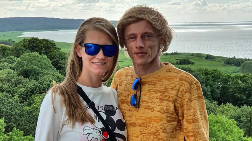 Marta Kubacka z Dawidem (screen Instagram)