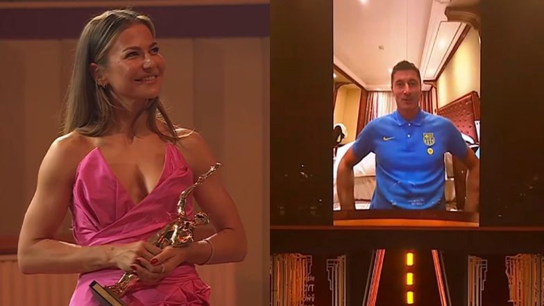 Robert Lewandowski zwrócił się do żony na Gali Mistrzów Sportu
