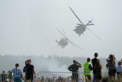 O krok od tragedii. Black Hawki tuż nad głowami ludzi. "To cud"