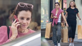 Naturalna Emma Watson uzupełnia garderobę, buszując po londyńskich butikach (ZDJĘCIA)