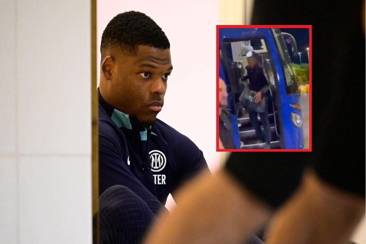 Denzel Dumfries miał problem w drodze z autokaru do hotelu
