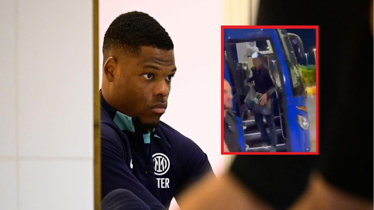 Denzel Dumfries miał problem w drodze z autokaru do hotelu